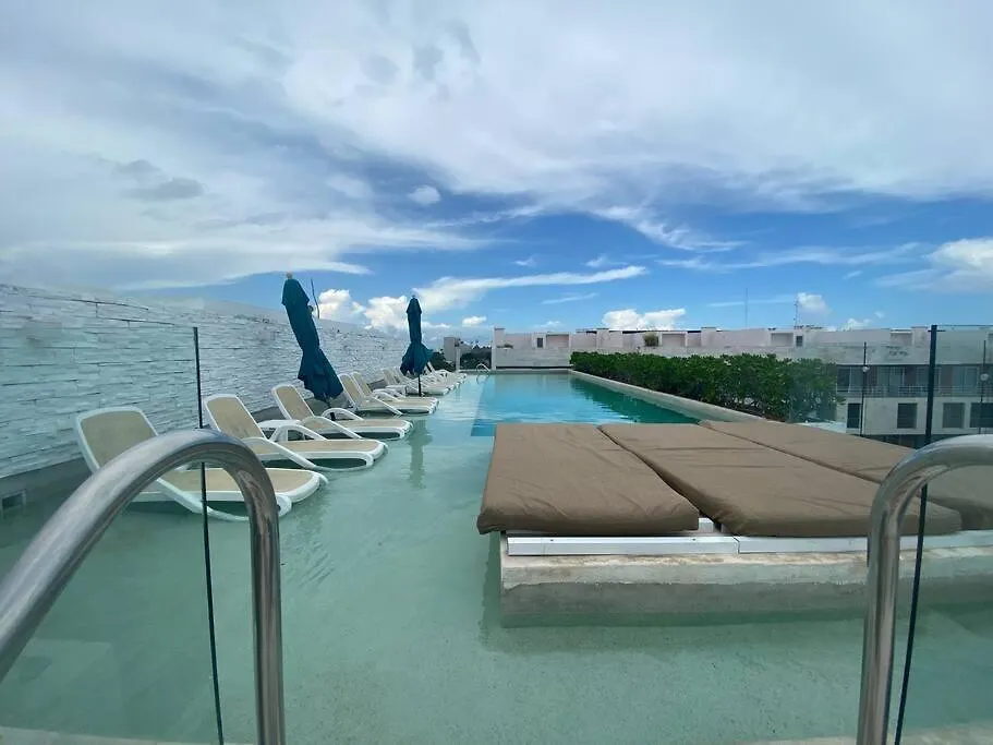 Anah - Brilliant Roof! Excelente Location, Full Gym! Apartment Playa del Carmen
