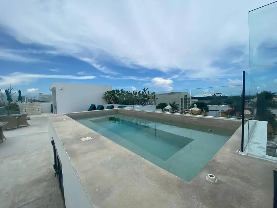 Anah - Brilliant Roof! Excelente Location, Full Gym! Apartment Playa del Carmen