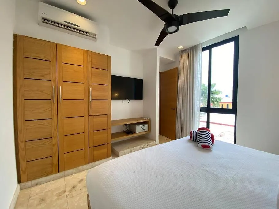 Anah - Brilliant Roof! Excelente Location, Full Gym! Apartment Playa del Carmen Mexico