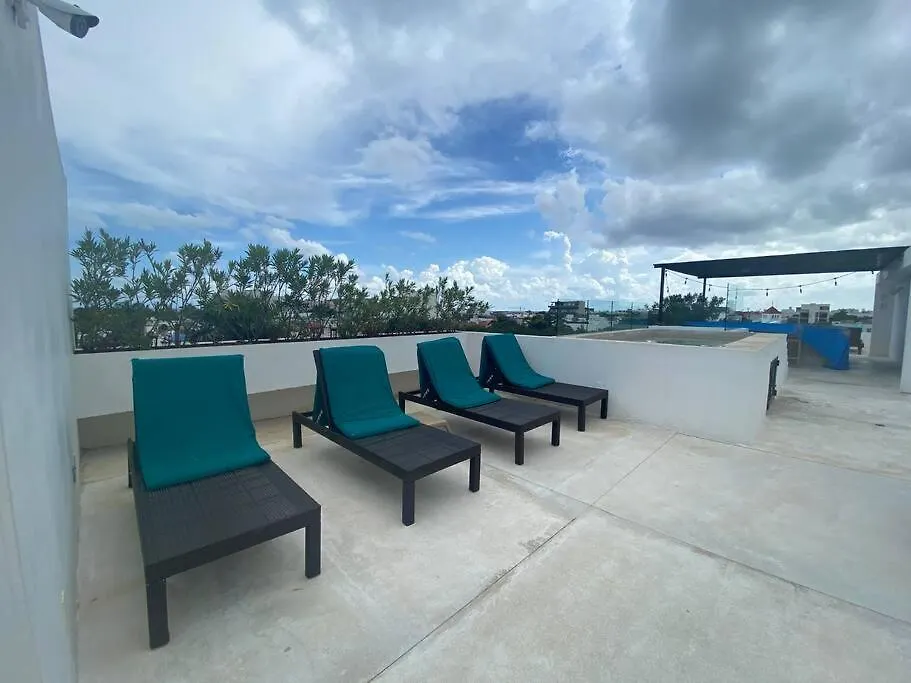 Anah - Brilliant Roof! Excelente Location, Full Gym! Apartment Playa del Carmen